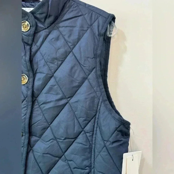 Kenneth Cole Navy Blue Quilted Vest - Size S - Picture 5 of 10